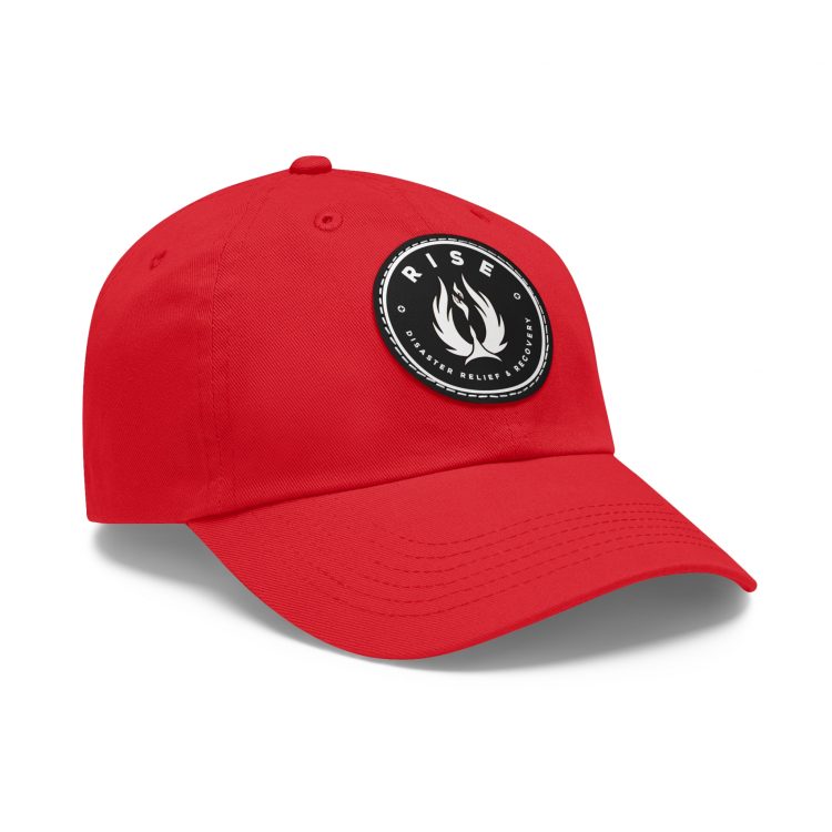 Dad Hat with Leather Patch (Round) - Image 6