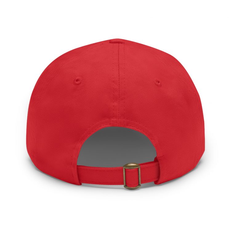 Dad Hat with Leather Patch (Round) - Image 7