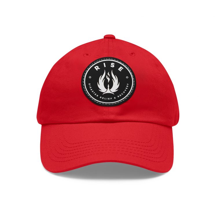 Dad Hat with Leather Patch (Round) - Image 5