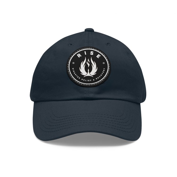 Dad Hat with Leather Patch (Round) - Image 13