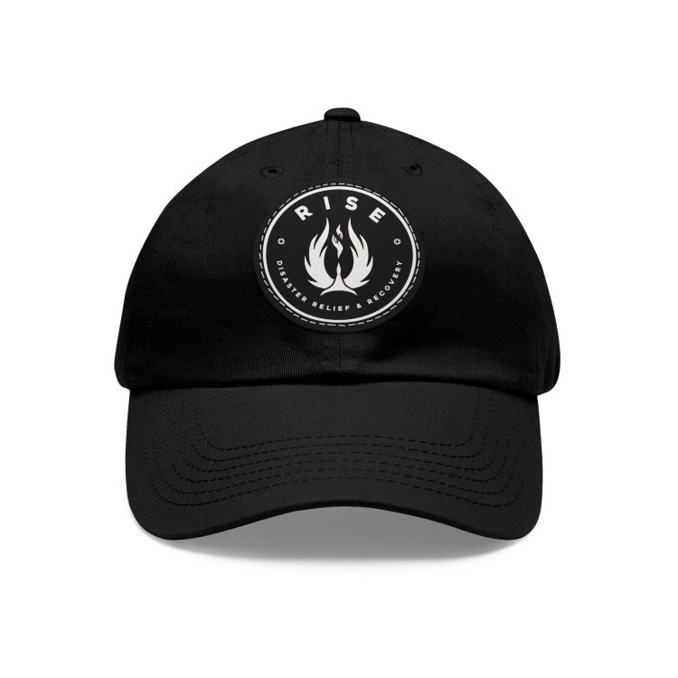 Dad Hat with Leather Patch (Round) - Image 9