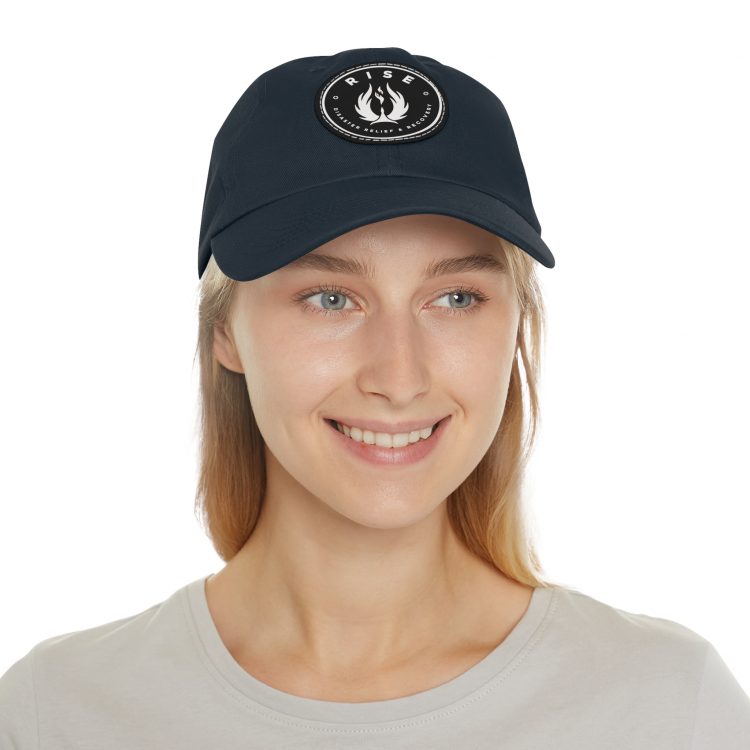 Dad Hat with Leather Patch (Round) - Image 16
