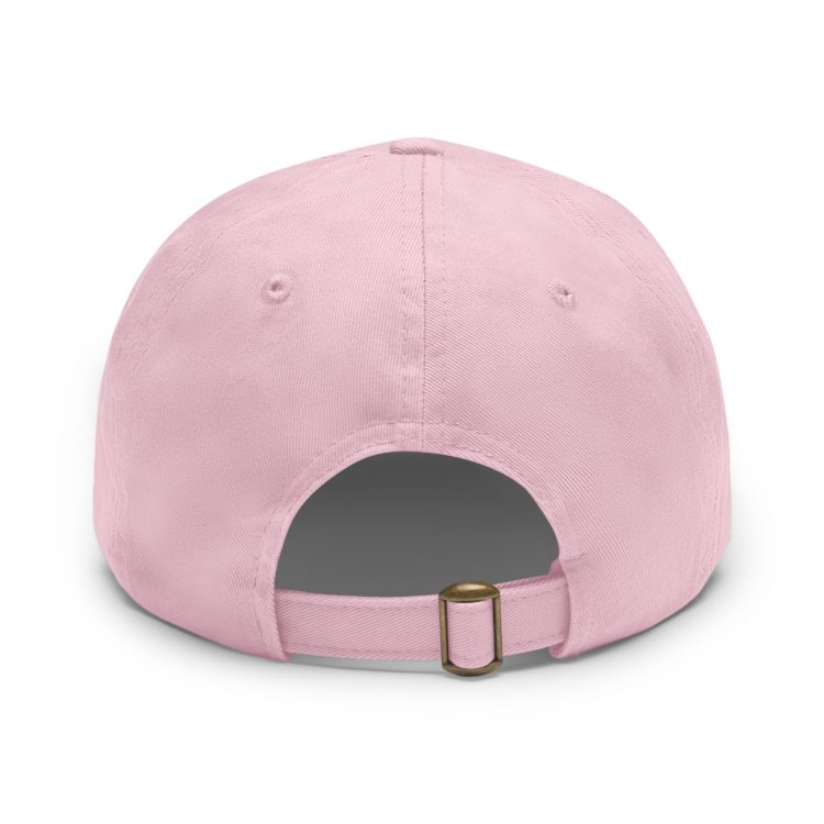 Dad Hat with Leather Patch (Round) - Image 19