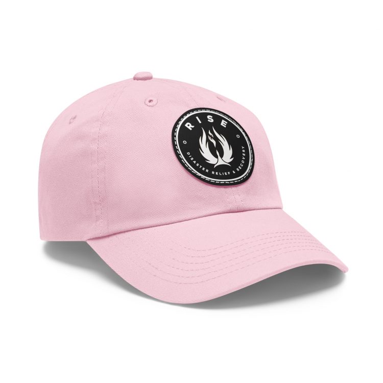 Dad Hat with Leather Patch (Round) - Image 18