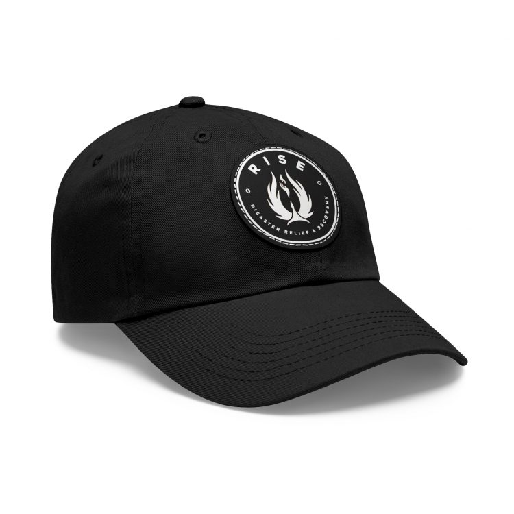Dad Hat with Leather Patch (Round) - Image 10