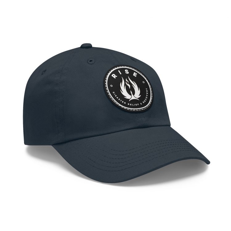 Dad Hat with Leather Patch (Round) - Image 14