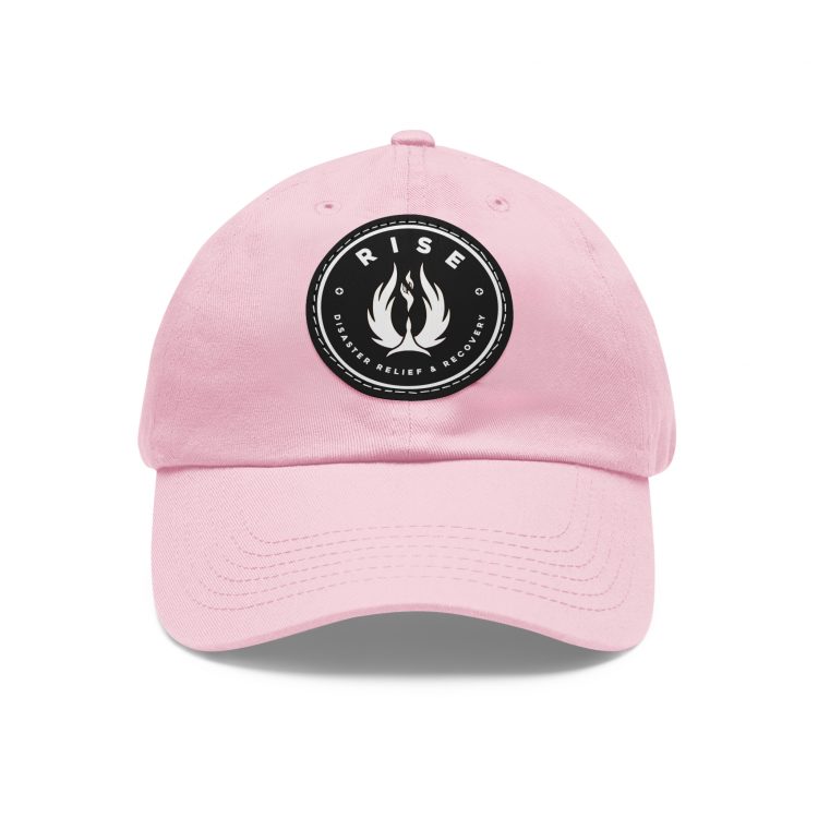 Dad Hat with Leather Patch (Round) - Image 17